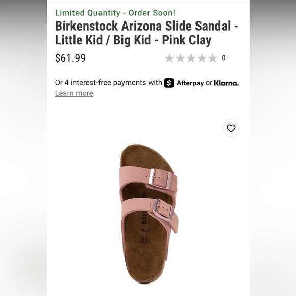 Girls Birkenstock Sandals - Picture 6 of 6